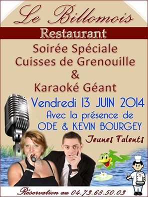 Affiche Billomois (63) 13 juin 2014